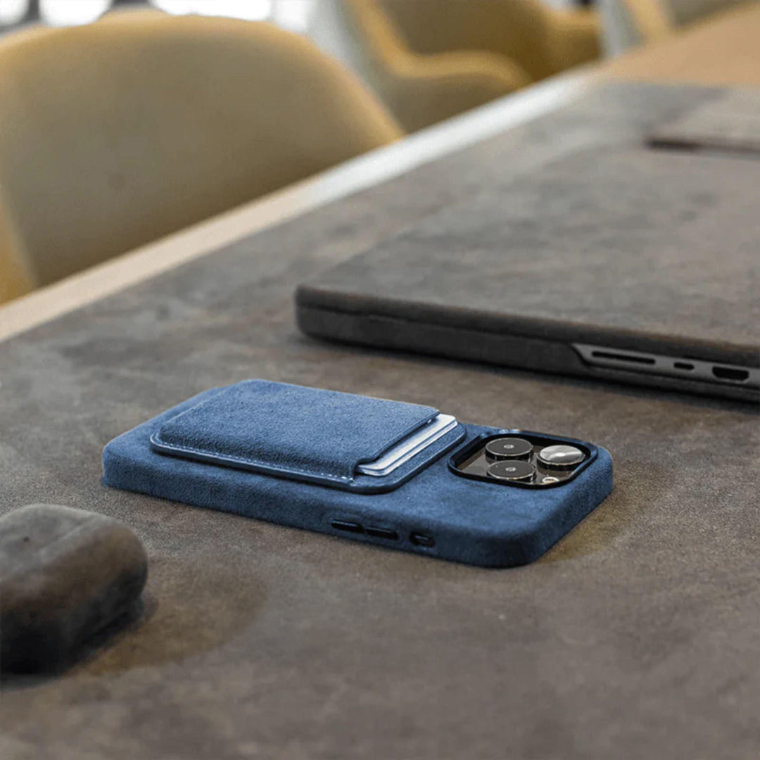 Capa ALCANTARA AZUL Magsafe
