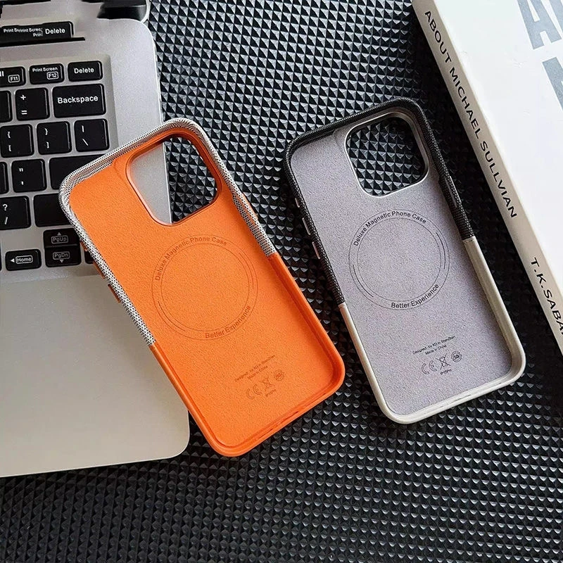 Capa LEATHER WALLET Magsafe