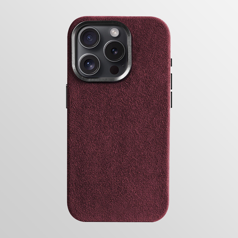 Capa ALCANTARA VERMELHA Magsafe